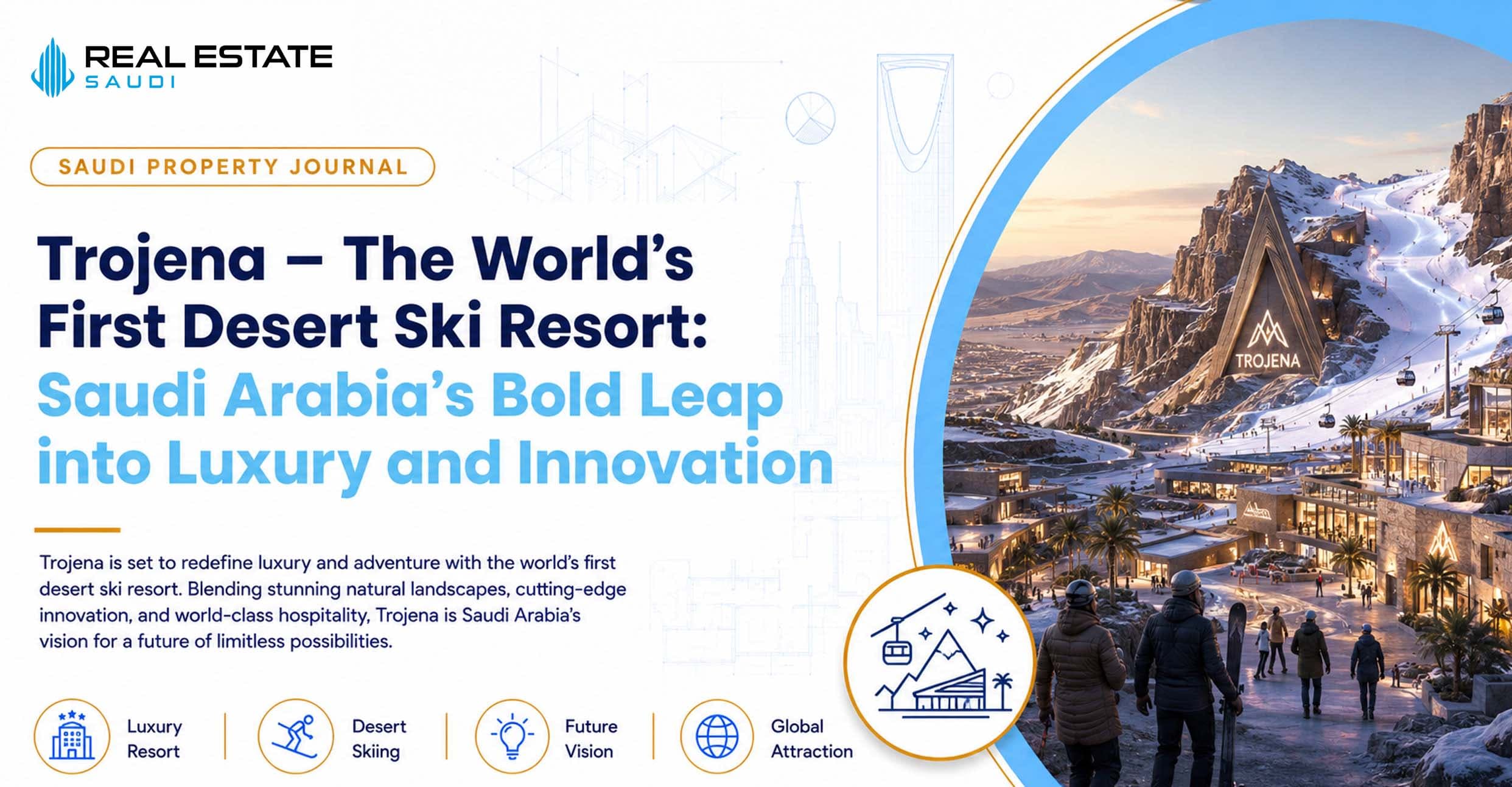Trojena – The World’s First Desert Ski Resort: Saudi Arabia’s Bold Leap into Luxury and Innovation