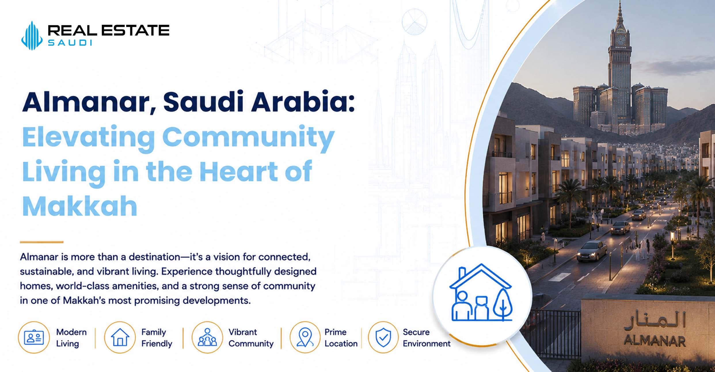 Almanar, Saudi Arabia: Elevating Community Living in the Heart of Makkah