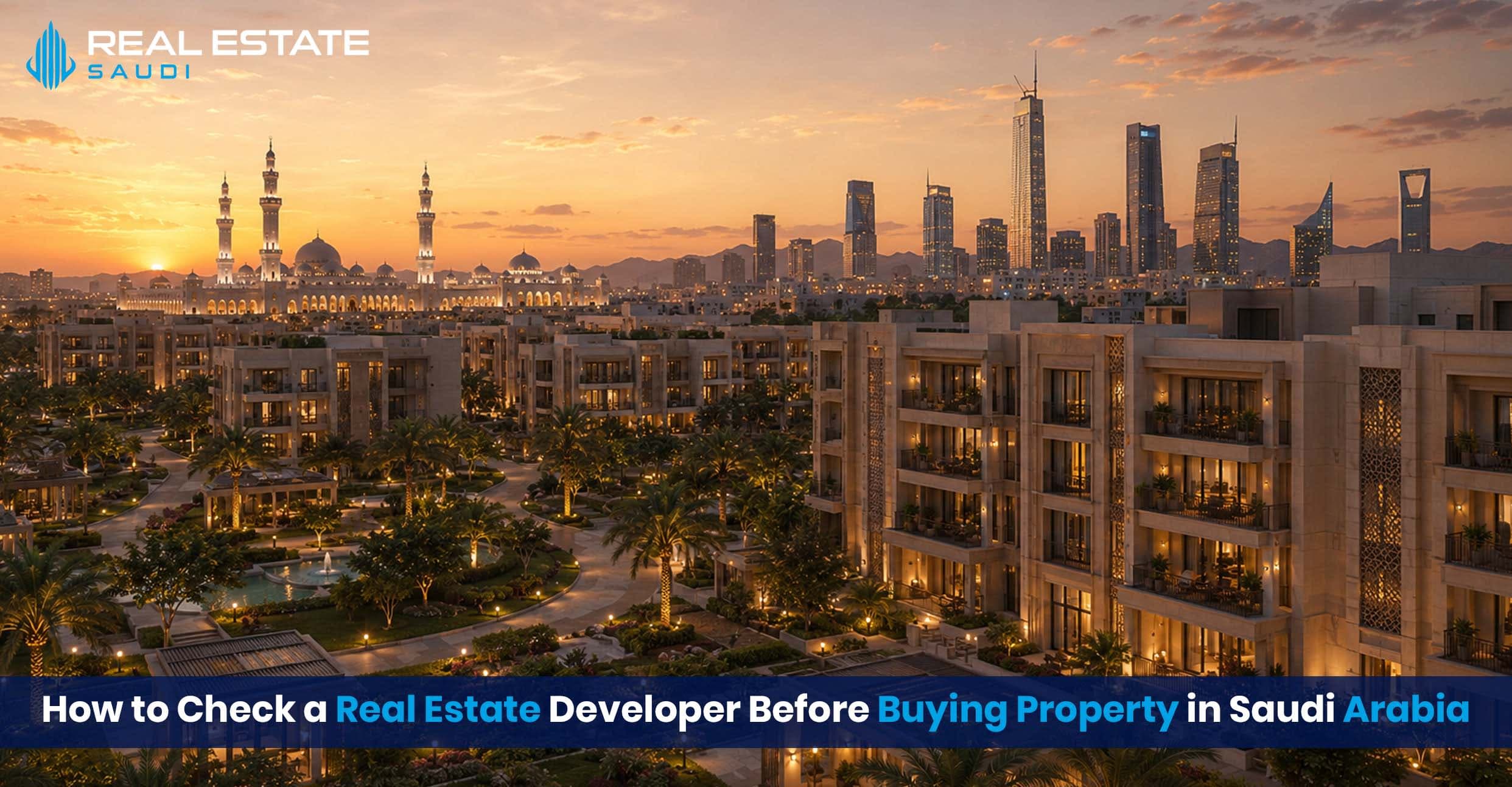 How to Check a Real Estate Developer Before Buying Property in Saudi Arabia