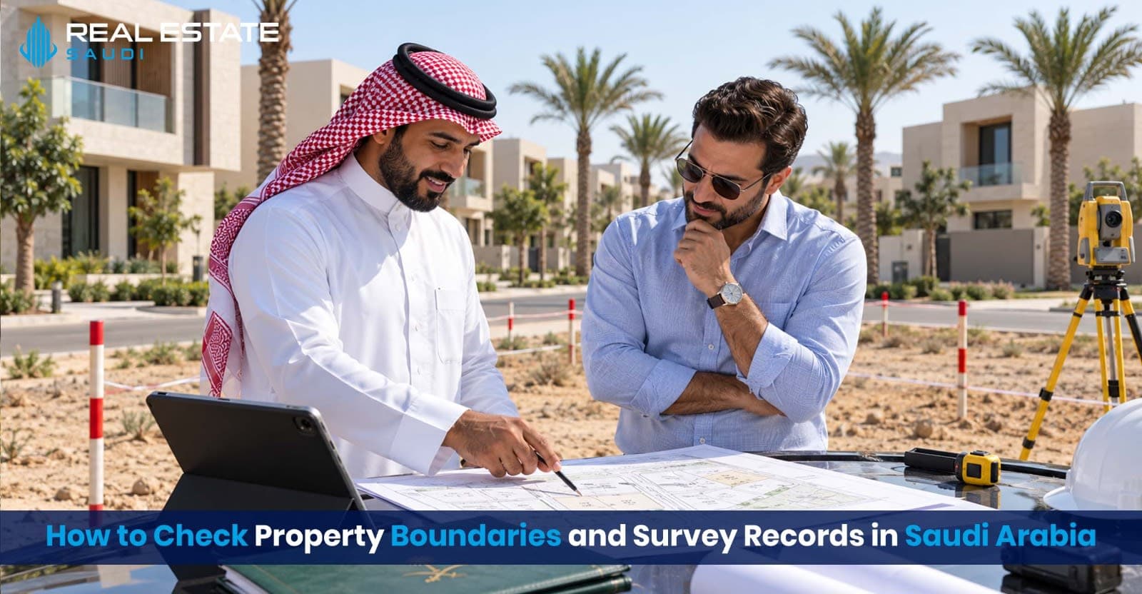 How to Check Property Boundaries and Survey Records in Saudi Arabia