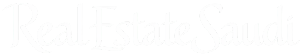 Real Estate Saudi logo white colour